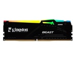 Kingston FURY Beast RGB 16GB DDR5 6000MHz CL36 EXPO RAM (KF560C36BBE2A/16) - Yüksek Performanslı Oyuncu Belleği