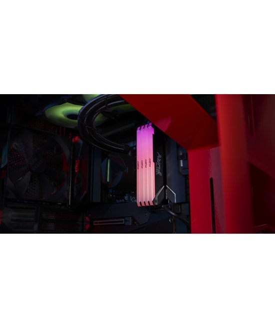 Kingston Fury Beast 16GB 3600MHz DDR4 CL18 RGB Ram (KF436C18BB2A/16TR) - Masaüstü Yüksek Performanslı Oyuncu Belleği