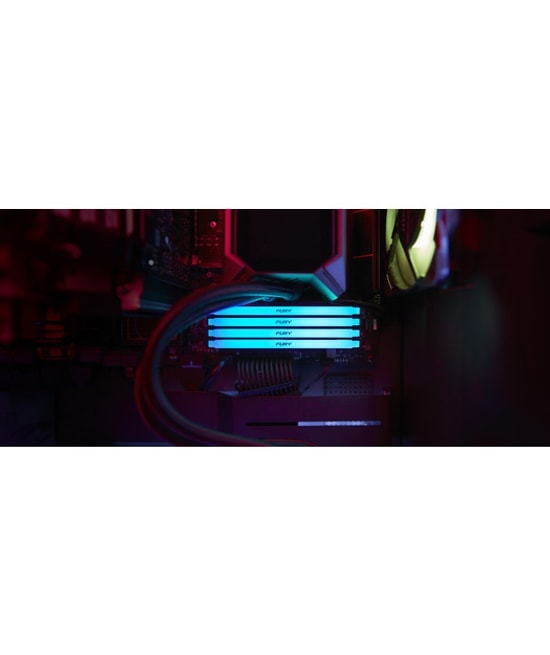 Kingston Fury Beast 16GB 3600MHz DDR4 CL18 RGB Ram (KF436C18BB2A/16TR) - Masaüstü Yüksek Performanslı Oyuncu Belleği