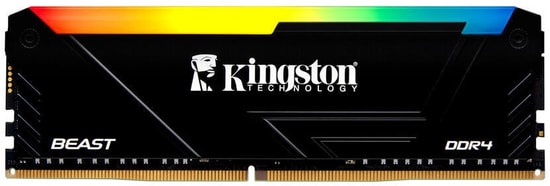 Kingston Fury Beast RGB 64GB (2x32GB) 3200MHz DDR4 CL16 RGB RAM (KF432C16BB2AK2/64) - XMP 2.0, Soğutuculu Oyuncu Belleği