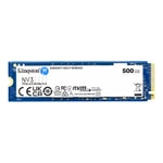 Kingston NV3 500GB NVMe M.2 2280 SSD (SNV3S/500G) - 5000/3000MB/s Okuma/Yazma, PCIe Gen4x4, 3D NAND, Yüksek Performans