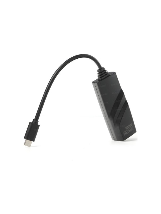 Dark DK-AC-U31XGLAN USB 3.1 Type-C Gigabit Ağ Adaptörü - 10/100/1000 Mbps Ethernet, ABS Gövde, Geniş Uyumluluk