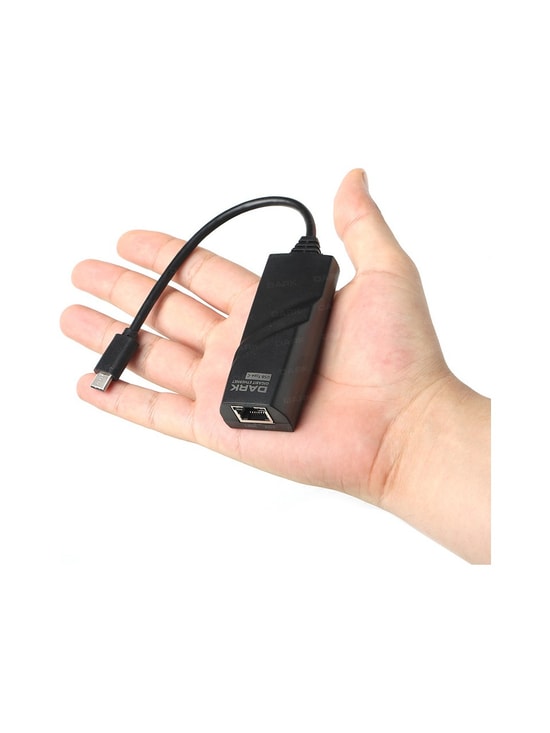 Dark DK-AC-U31XGLAN USB 3.1 Type-C Gigabit Ağ Adaptörü - 10/100/1000 Mbps Ethernet, ABS Gövde, Geniş Uyumluluk