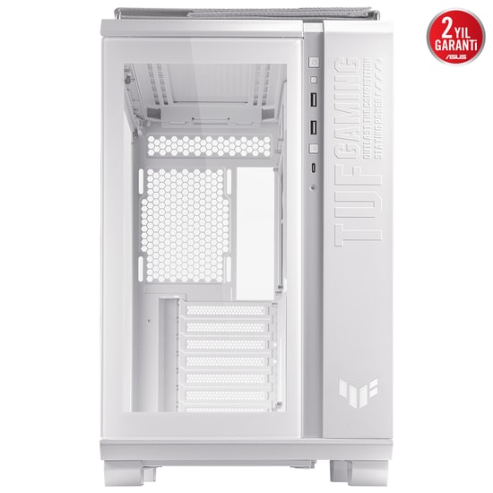 Asus Tuf Gaming GT502 Plus Midi Key Panaromik Temperli Cam Usb-C Atx Micro-Atx Mini-Itx Fanlı Beyaz Bilgisayar Kasası