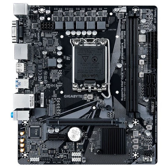 Gigabyte H610M S2H V2 D5 Anakart: Intel LGA1700, DDR5 5600MHz, PCIe 4.0, M.2, HDMI, DP, USB 3.2, Micro ATX