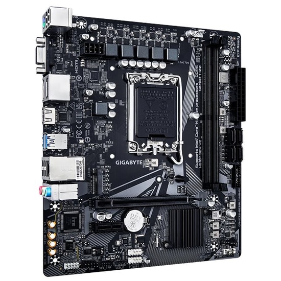 Gigabyte H610M S2H V2 D5 Anakart: Intel LGA1700, DDR5 5600MHz, PCIe 4.0, M.2, HDMI, DP, USB 3.2, Micro ATX