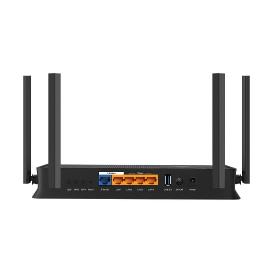 TP-Link Archer BE230 BE3600 Çift Bant Wi-Fi 7 Router - 3.6Gbps, 2.5G Port, 4 Harici Anten, USB 3.2, VPN, EasyMesh