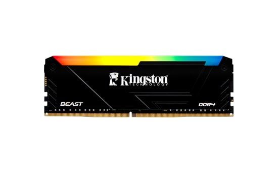Kingston Fury Beast RGB 32GB (2x16GB) 3200MHz DDR4 CL16 RAM (KF432C16BB2AK2/32TR) - Yüksek Performanslı Masaüstü Bellek