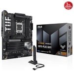 Asus TUF Gaming X870-PLUS Wi-Fi Anakart: AMD AM5, DDR5 8000MHz, 4xDimm, 4xM.2, USB4, Wi-Fi 7, 2.5G LAN, HDMI, ATX