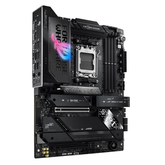 Asus ROG STRIX X870E-E Gaming WiFi Anakart - AM5, DDR5 8000, RGB, WiFi 7, 2xUSB 4 30W, HDMI, 2xM.2, ATX, 90MB1IB0-M0EAY0