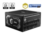 MSI MAG A1250GL PCIE5 1250W 80+ Gold Güç Kaynağı - ATX 3.1, PCIe 5.1, PFC, Tam Modüler, OCP/OVP/UVP Koruma, Yüksek Verim
