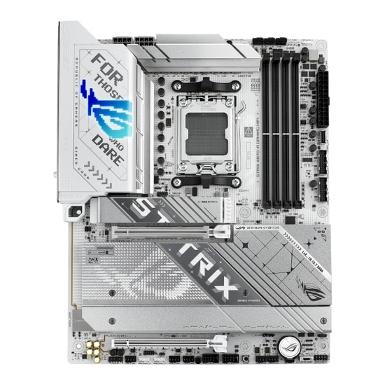 Asus ROG Strix X870-A Gaming WiFi AMD ATX Anakart - AM5, DDR5 8000MHz, WiFi 7, HDMI, DP, Çift USB 4, 4xM.2, 5Gbit LAN 