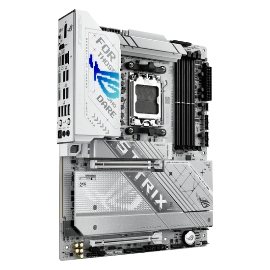 Asus ROG Strix X870-A Gaming WiFi AMD ATX Anakart - AM5, DDR5 8000MHz, WiFi 7, HDMI, DP, Çift USB 4, 4xM.2, 5Gbit LAN 