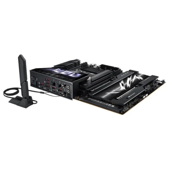 Asus Rog Crosshair X870E Hero Amd AM5 Ddr5 Atx 4xDimm Max 192Gb Ddr5 3xM.2 Pcie 5.0 2xM.2 Pcie 4.0 Wifi 7 Ana Kart