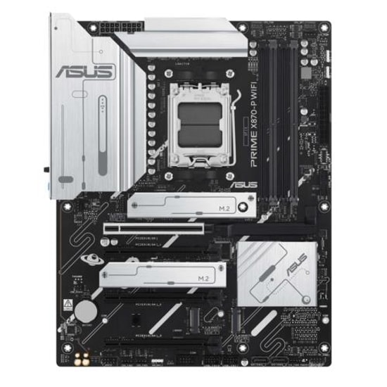 Asus Prime X870-P WiFi: AM5, DDR5 8000MHz, PCIe Gen5, 4xM.2, USB4 40 Gbps, HDMI, Wi-Fi 7, 2.5G LAN, ARGB, ATX Anakart 