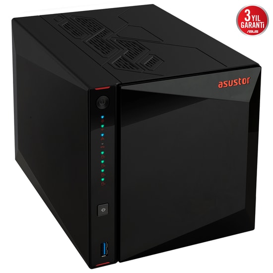 Intel AS5404T Intel N5105 4 Yuvalı (4x22Tb Desteği) 4Gb Ddr4 (Max 8Gb Ram) 4xM.2 2x2.5Gbe 2xUsb3.2 1xHdmi2.0b Nas