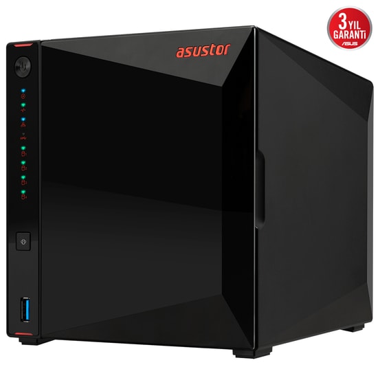 Intel AS5404T Intel N5105 4 Yuvalı (4x22Tb Desteği) 4Gb Ddr4 (Max 8Gb Ram) 4xM.2 2x2.5Gbe 2xUsb3.2 1xHdmi2.0b Nas