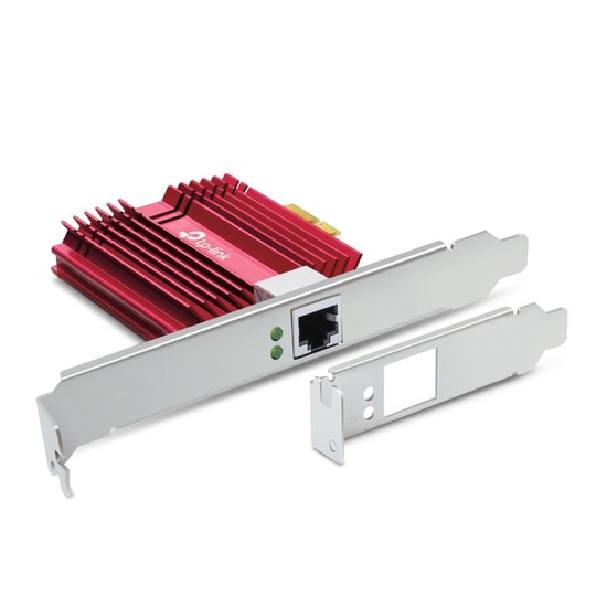 TP-Link TX401 10Gbps PCIe Ağ Adaptörü - 10 Gigabit Bağlantı Hızı, Düşük Gecikme, Soğutuculu, Oyun ve Yayın için İdeal