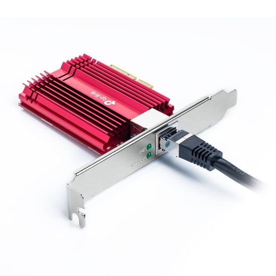 TP-Link TX401 10Gbps PCIe Ağ Adaptörü - 10 Gigabit Bağlantı Hızı, Düşük Gecikme, Soğutuculu, Oyun ve Yayın için İdeal