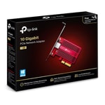 TP-Link TX401 10Gbps PCIe Ağ Adaptörü - Üstün 10 Gigabit Bağlantı, Düşük Gecikme, Soğutuculu, Oyun ve Yayın için İdeal