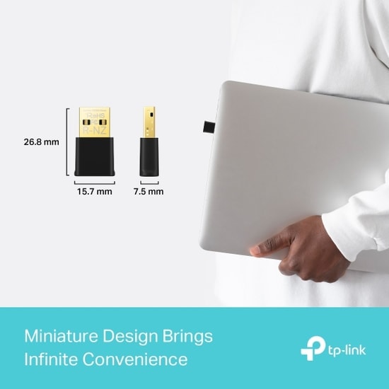 Tp-Link Archer TX20U Nano AX1800 Wi-Fi 6 USB Ağ Adaptörü - Çift Bant, MU-MIMO, USB 3.2 Gen 1, Hüzmeleme Desteği