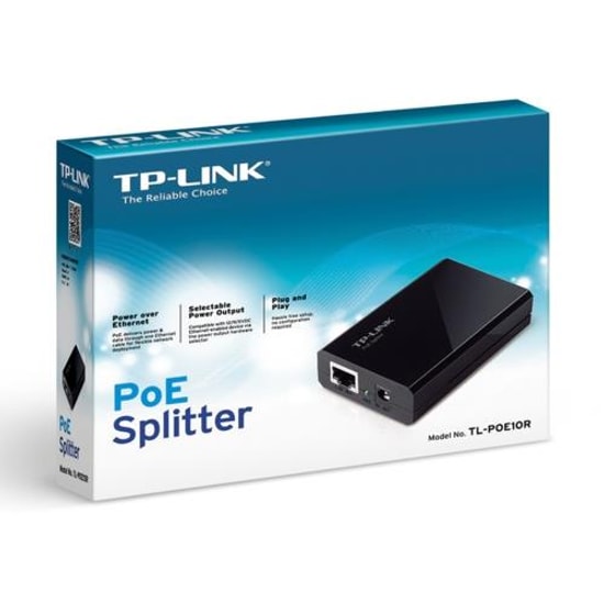 Tp-Link Omada TL-POE10R Gigabit Poe Giriş 5/9/12V DC Çıkış Poe Splitter Ağ Adaptörü