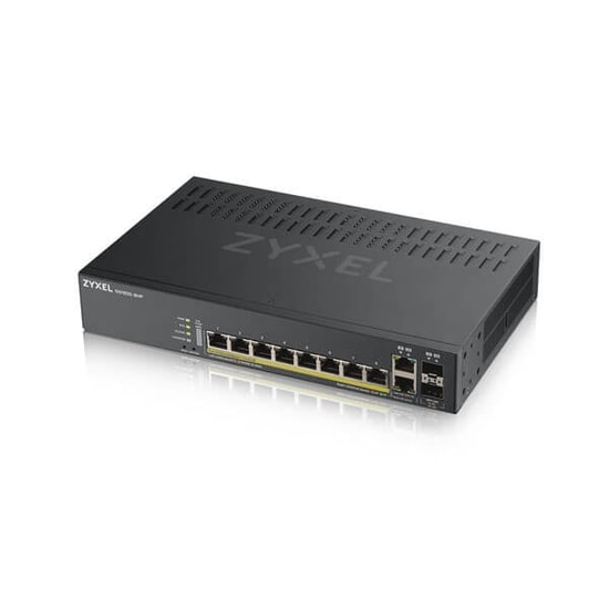 Zyxel Nebula GS1920-8HP V2 8 Port 10/100/1000 Mbps Web Yönetilebilir Hybrid Poe Switch - 130W, L2, Masaüstü Kasa