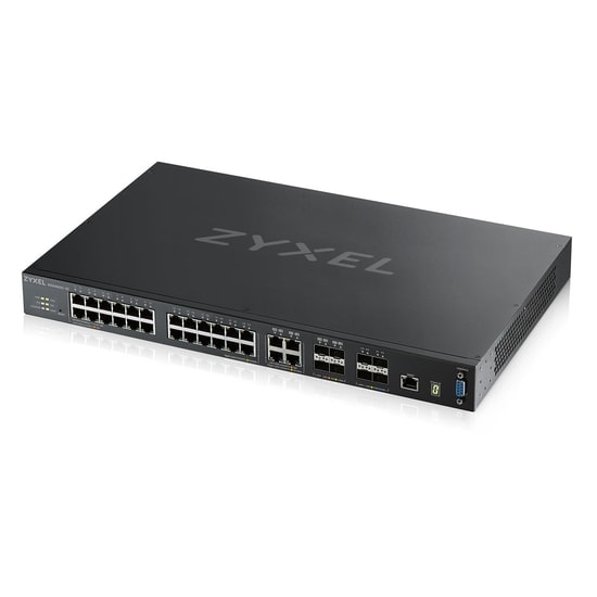 Zyxel XGS4600-32 28 Port Gigabit L3 Managed Switch - 4x10G SFP+ Uplink, Rackmount, Yüksek Performanslı Ağ Çözümü