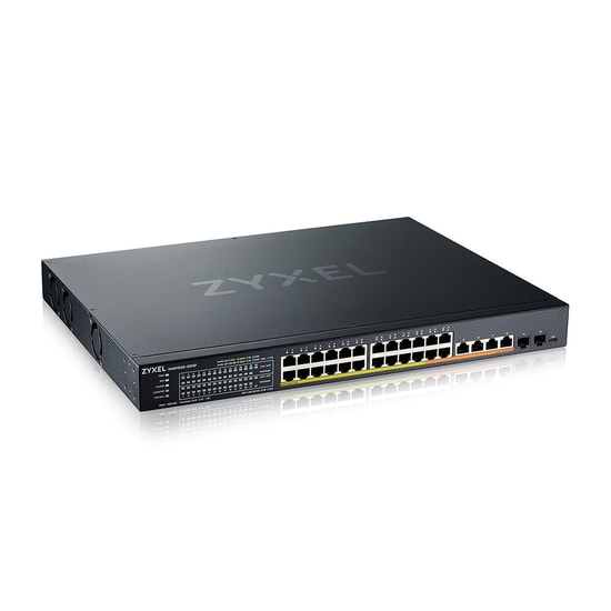 ZYXEL XMG1930-30HP 30 Port Smart Switch: 24x2.5G, 4x10G Uplink, Nebula Bulut Yönetimi, Gigabit Ethernet Anahtar