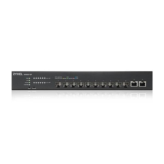 Zyxel XS1930-12F 10 Port 10G Fiber Core Smart Managed Hybrid Switch - Nebula Yönetilebilir, 10G Uplink, Rack Mount