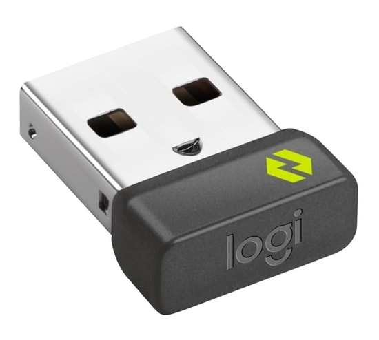 Logitech Logi Bolt Kablosuz USB Alıcı (956-000008) - Kablosuz Bağlantı Adaptörü, Siyah, Mouse ve Klavye Uyumlu Alıcı