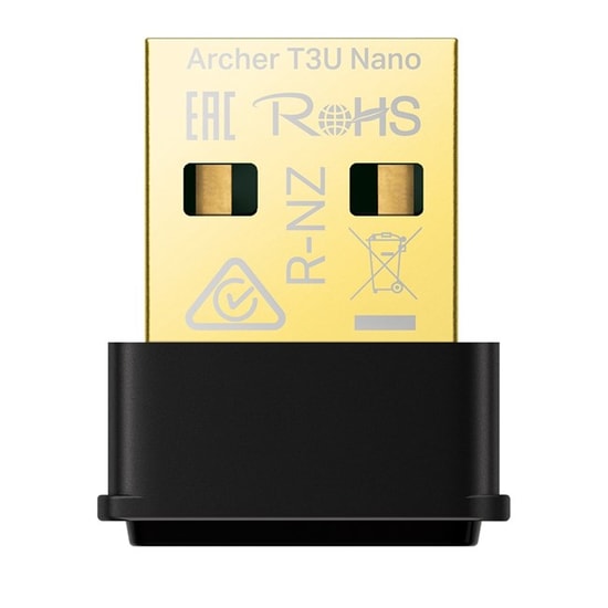 TP-Link Archer T3U Nano AC1300 Çift Bant USB Ağ Adaptörü - Wi-Fi 5 (802.11ac), MU-MIMO, 256 QAM, Dahili Anten