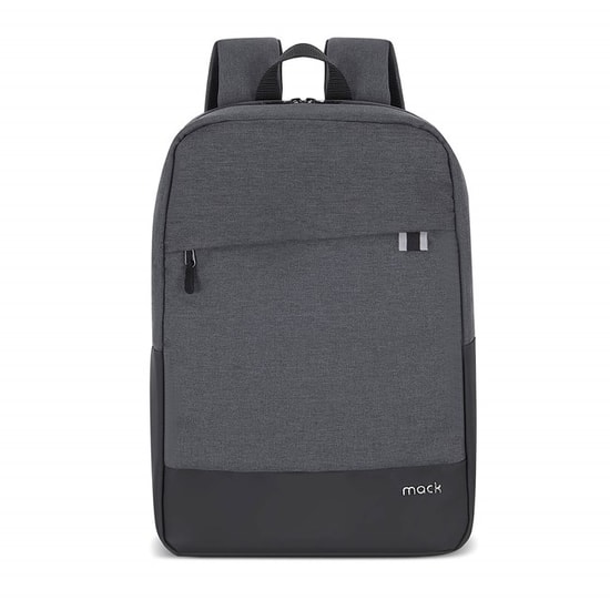 Mack Unicity Eco MCE-1103 Siyah 15.6" Laptop Sırt Çantası - 13 Litre, Su Geçirmez, Geri Dönüştürülmüş Kumaş, Ergonomik