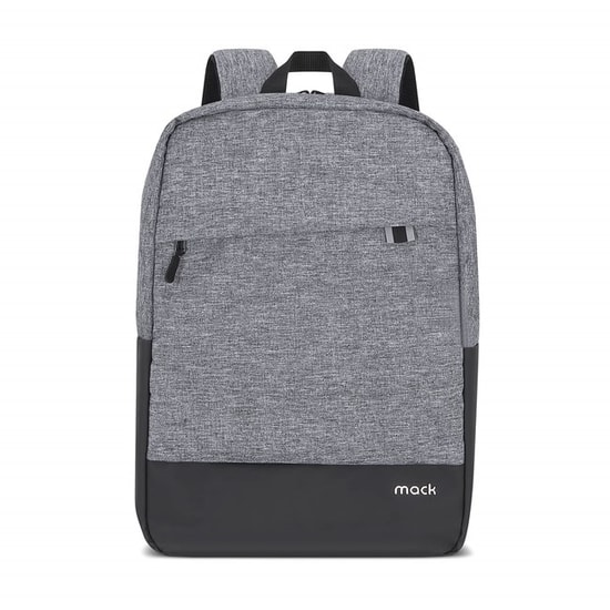 Mack Unicity Eco MCE-1104 15.6" Gri Laptop Sırt Çantası - Ayarlanabilir Askılı, Ergonomik Tasarım, Çevre Dostu, 13 Litre
