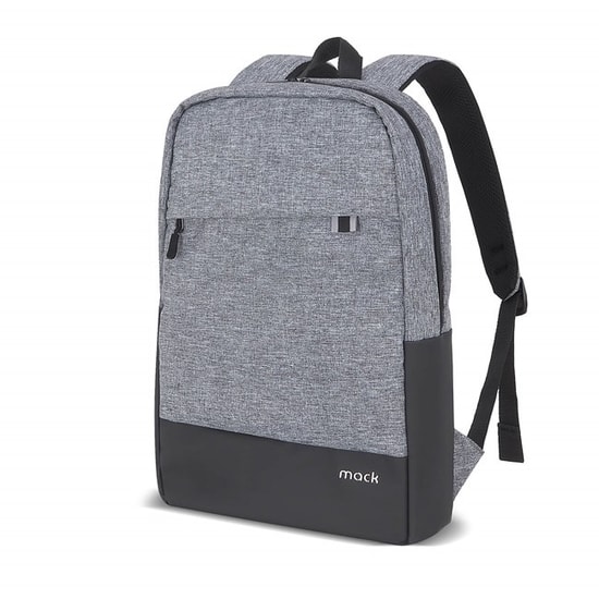 Mack Unicity Eco MCE-1104 15.6" Gri Laptop Sırt Çantası - Ayarlanabilir Askılı, Ergonomik Tasarım, Çevre Dostu, 13 Litre
