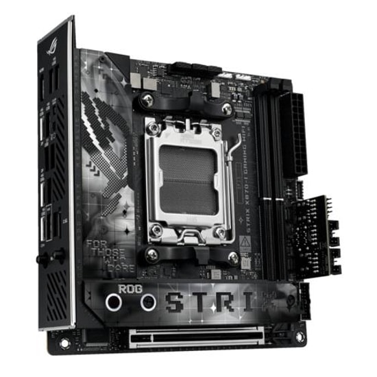 ASUS ROG STRIX X870-I GAMING WIFI Anakart - AMD AM5, DDR5 8600MHz, PCIe 5.0, WiFi 7, Çift M.2, 2.5G LAN, USB 4, Mini ITX
