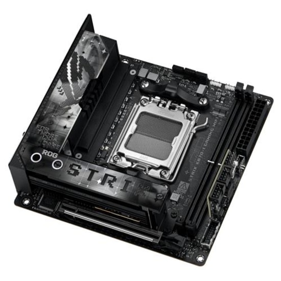 ASUS ROG STRIX X870-I GAMING WIFI Anakart - AMD AM5, DDR5 8600MHz, PCIe 5.0, WiFi 7, Çift M.2, 2.5G LAN, USB 4, Mini ITX