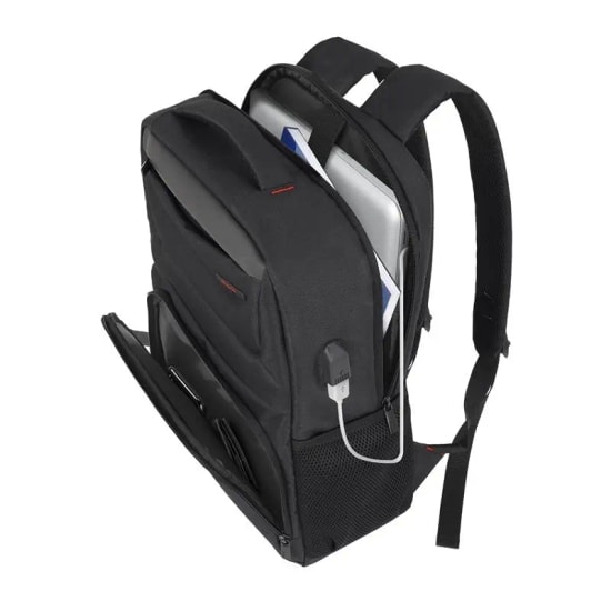 Mack Business X MCC-805 15.6" Siyah Laptop Sırt Çantası - 22 Litre, Korumalı, Su Geçirmez, USB Şarj Portlu, Polyester