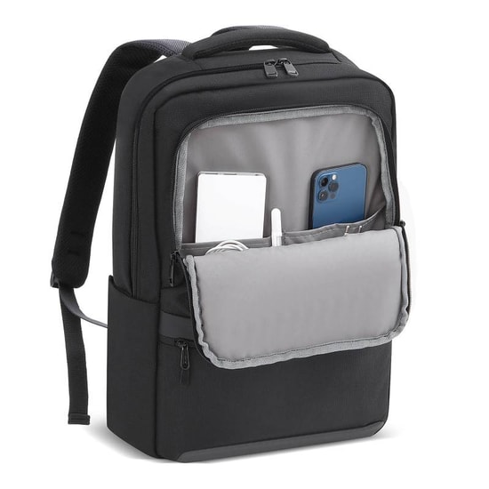 Mack MCE-1202 Office Pro Eco 15.6" Siyah Laptop Sırt Çantası - Su Geçirmez, USB Şarj Portlu, Ergonomik