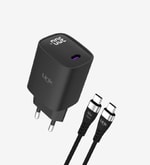 Linktech G847 Premium Tip-C Kablolu Mini 30W Usb-C Süper SI Şarj Adaptörü Şarj Aleti
