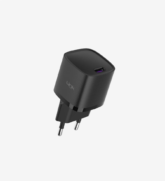 Linktech G843 25W USB-C Süper SI GaN Şarj Adaptörü (LNG-G843) - Premium Mini Hızlı Şarj Cihazı, Duvar Tipi, Beyaz