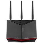 Asus RT-BE86U Wifi 7 BE6800 Dual Band Gigabit Extendable Access Point Router - 6800Mbps, 3 Anten, 2.5G/10G Port, AiMesh