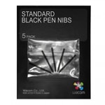 Wacom ACK-20001 Grafik Tablet Yedek Uç - 5li Paket, Standard Siyah Uç Seti, Intuos4 ve Uyumlu Kalemler için Yedek