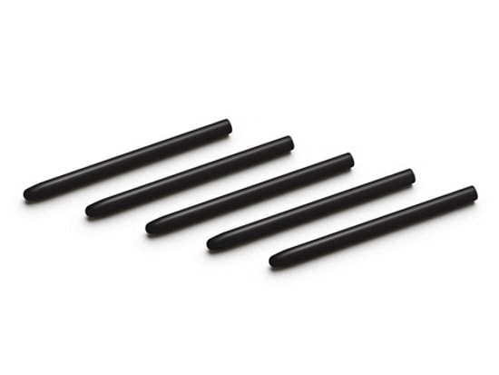 Wacom ACK-20001 Grafik Tablet Yedek Uç - 5li Paket, Standard Siyah Uç Seti, Intuos4 ve Uyumlu Kalemler için Yedek