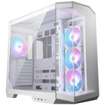 MSI MAG PANO 100R PZ Beyaz ATX Oyuncu Kasası - Temperli Cam, Panoramik, 4x120mm ARGB Fan, USB 3.2, Beyaz Gaming Kasa