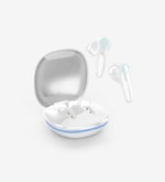 LinkTech LTW-S33 Beyaz Kulak İçi Oyuncu Bluetooth Kulaklık - TWS, Bluetooth 5.3, ENC, Mikrofonlu, 30 Saat Bekleme