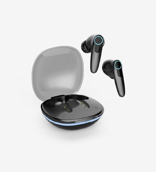 LinkTech LTW-S33 Siyah Kulak İçi ENC Oyuncu Bluetooth Kulaklık - TWS, Bluetooth 5.3, Mikrofonlu, 30 Saat Bekleme