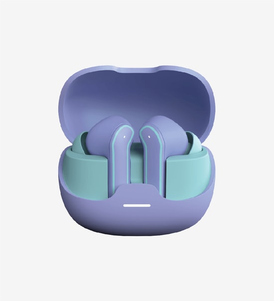 LinkTech S32 Mor Kulak İçi Oyuncu Bluetooth Kulaklık - 10mm Sürücü, ENC Mikrofon, BT 5.3, IPX4, 10m Menzil, 400mAh Pil