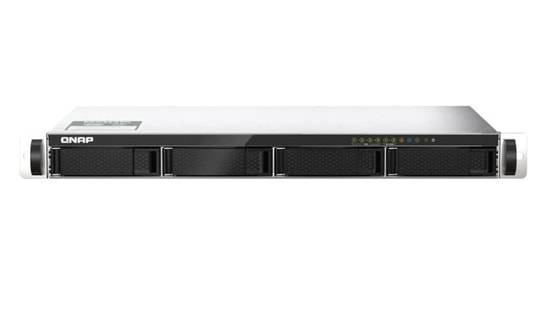 QNAP TS-435XEU-4GB 4 Disk Yuvalı Rack Tipi NAS: 4GB DDR4 RAM, Kısa Derinlik, 2.2GHz ARM, 2x10Gb SFP, 2x2.5G LAN, USB 3.2