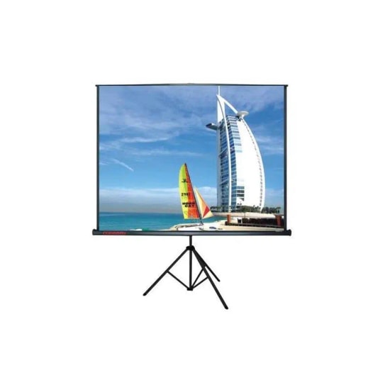 CODEGEN TX-20 Tripod Projeksiyon Perdesi 200x200 cm - Taşınabilir, Yüksek Yansıtma Gücü, Kolay Kurulum